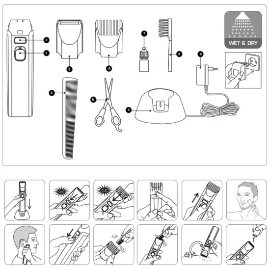 Rowenta 1800123650 Hair Trimmer