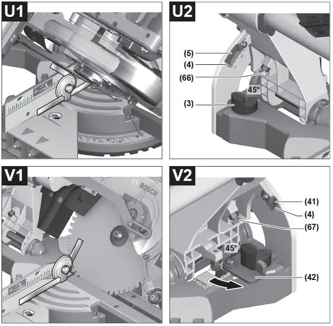 BOSCH GCM 350-254 Professional Heavy Duty Sliding Mitre Saw-19