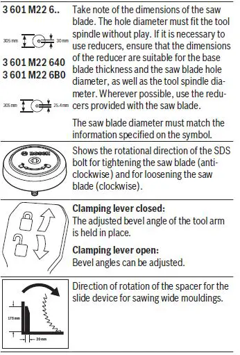 BOSCH GCM 350-254 Professional Heavy Duty Sliding Mitre Saw-23