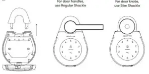 FIG 17 Secure Keybox on a handle or knob
