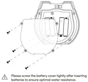 FIG 9 Secure battery cover