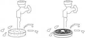 Changing or Cleaning sponge and HV cotton filter - Fig B
