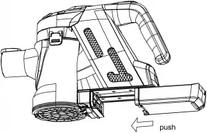 Installing Removing Battery pack - Fig B
