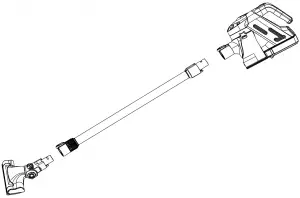 Installing extended aluminium tube 1