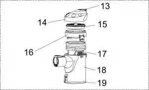 kogan 22V Premium Ultralife Stick Vacuum Parts 5