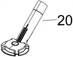 kogan 22V Premium Ultralife Stick Vacuum Parts 6
