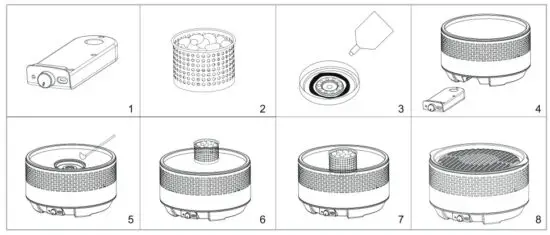 Klarstein MICRO-Q 3131 Charcoal Grill - OPERATION