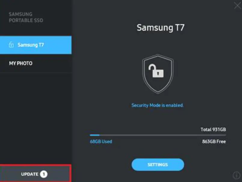 SAMSUNG MU PC500R Portable SSD T7 External SSD Hard Drive - Fig 7