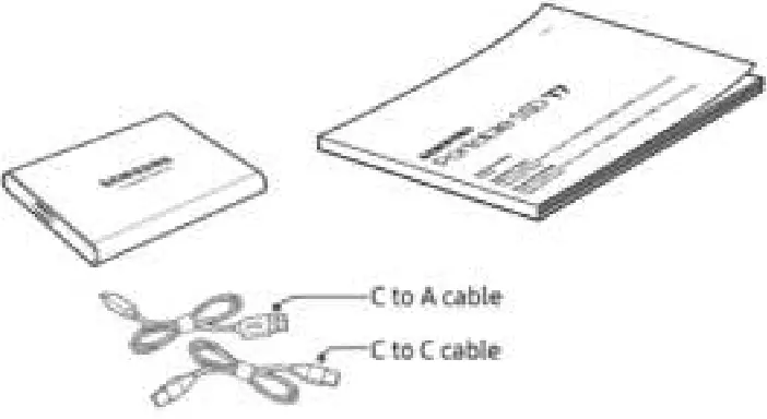 SAMSUNG MU PC500R Portable SSD T7 External SSD Hard Drive - Fig