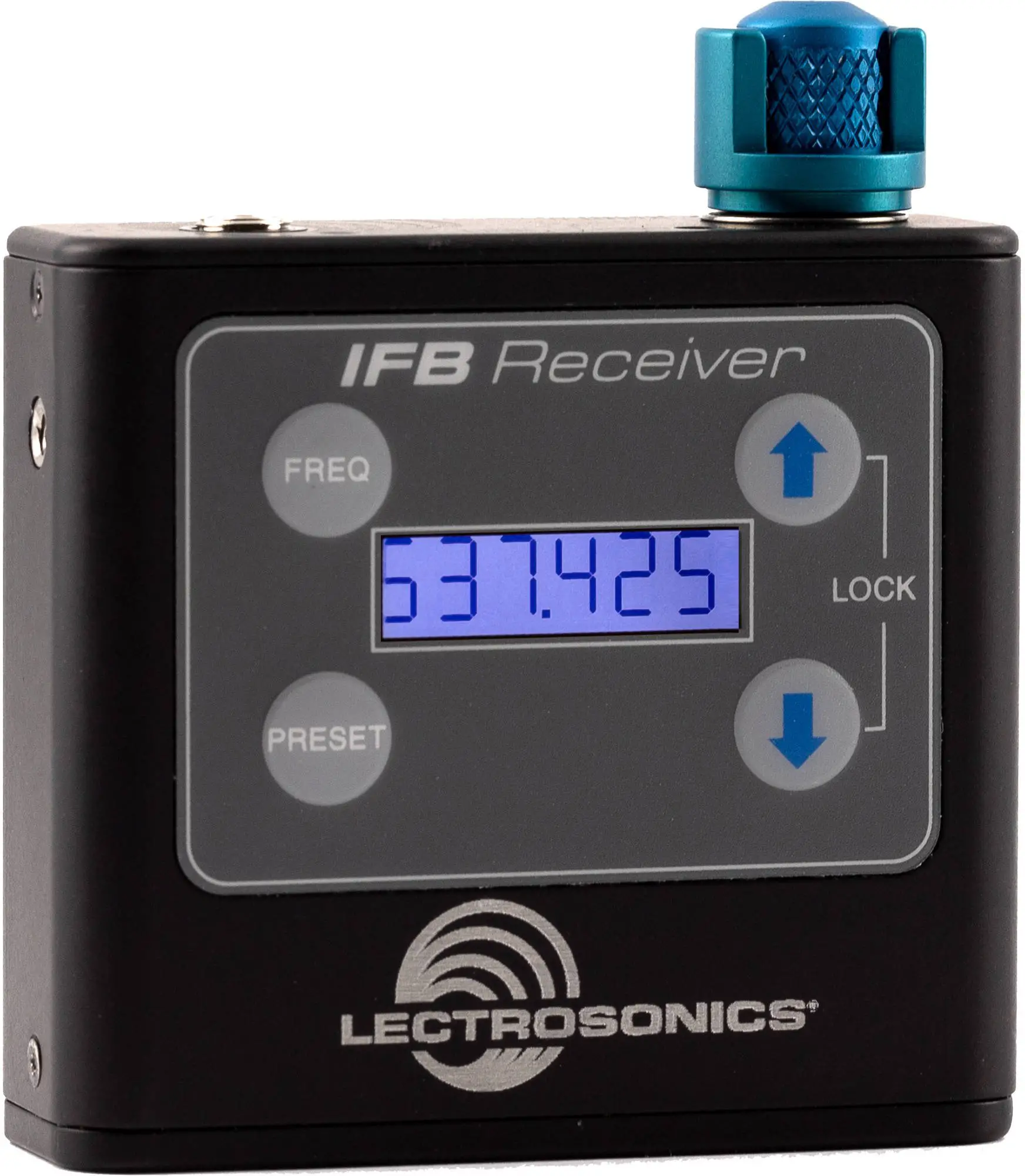 LECTROSONICS-IFBR1B-Series-IFBR1B-VHF-UHF-Multi-Frequency-Belt-Pack-IFB-Receiver-product