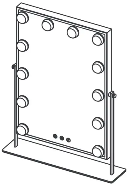 anko RM384.00 Small Hollywood Mirror