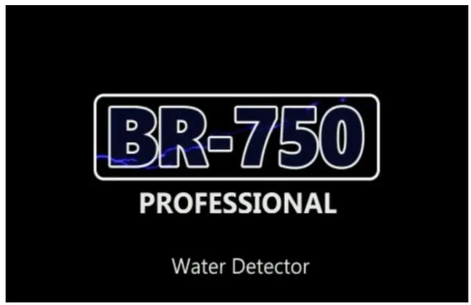 BR Systems BR 700 Pro Underground Water Detector - logo screen