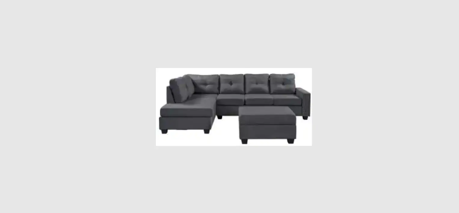 Polibi Mb-107lsss-dg Reversible Sectional Couch Instruction Manual