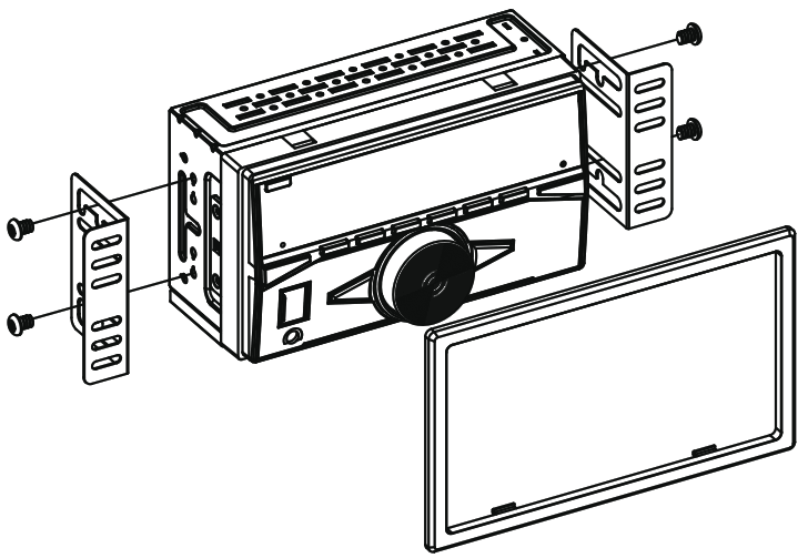 BOSS AUDIO SYSTEM 480BRGB MP3-Compatible Digital Media AM-FM Receiver - Opening1