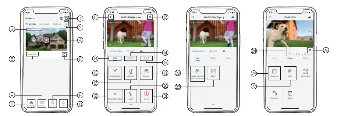 ZUMIMALL GX1K Wireless WiFi Outdoor Security Battery Powered Camera fig 11