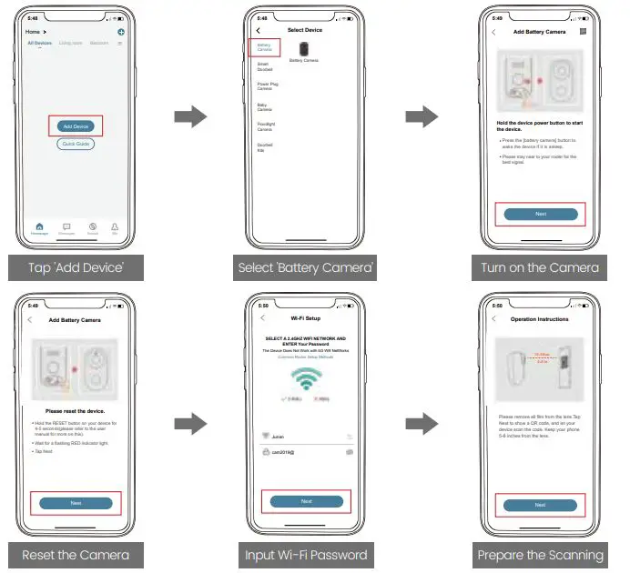 ZUMIMALL GX1K Wireless WiFi Outdoor Security Battery Powered Camera fig 6