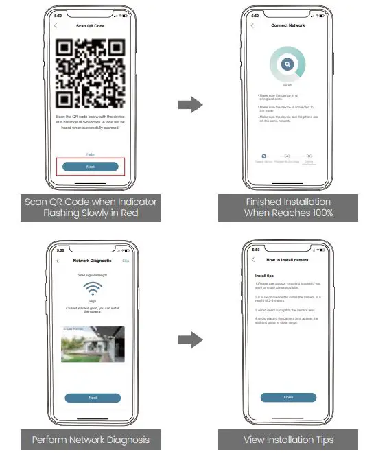 ZUMIMALL GX1K Wireless WiFi Outdoor Security Battery Powered Camera fig 8