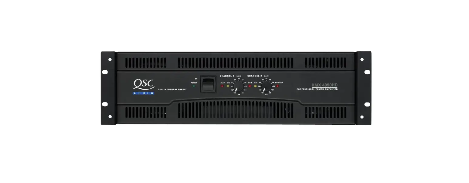 Qsc Rmx 4050hd 2 Channel Power Amplifier User Manual