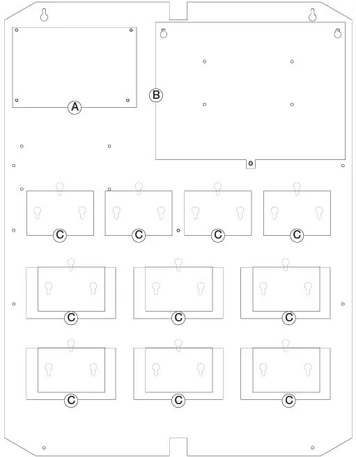 Altronix Trove2BH2 Trove2 Enclosure with Backplane 05
