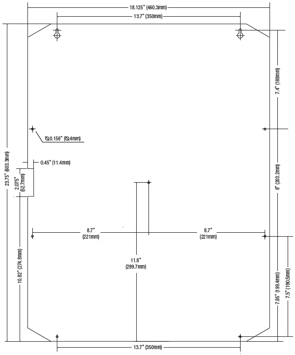 Altronix Trove2BH2 Trove2 Enclosure with Backplane 07