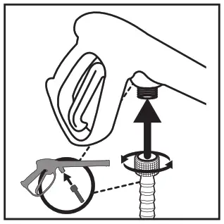 DEWALT DXPW3123 3100 PSI Honda Cold Water Gas Pressure Washer - spray gun
