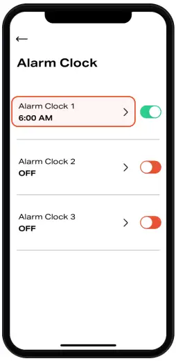 JOOVV Mobile App - Alarm Clock 2