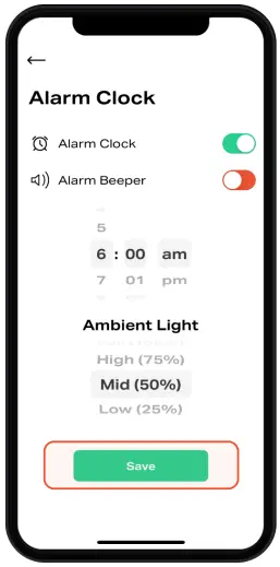 JOOVV Mobile App - Alarm Clock 3