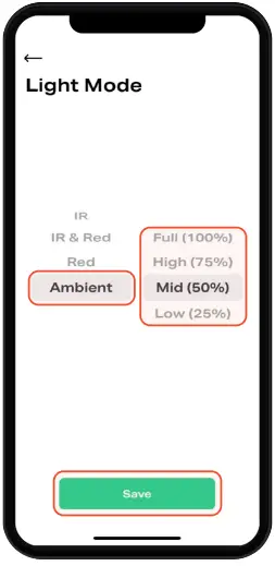 JOOVV Mobile App - Ambient Mode 2