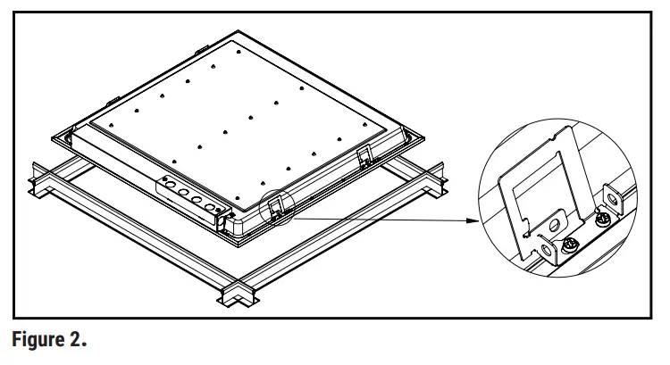 COOPER Metalux Visually Dynamic 3D LED Panel - Fig 1