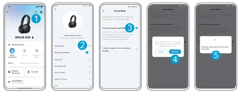 soundcore by Anker Space Q45 Adaptive Noise Cancelling Headphones (11)