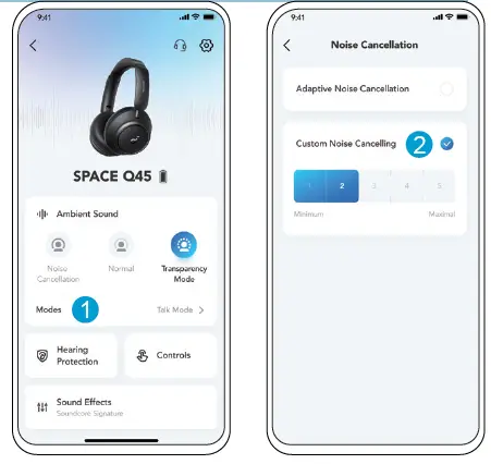 soundcore by Anker Space Q45 Adaptive Noise Cancelling Headphones (9)