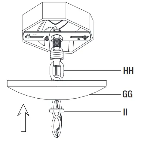HAMPTON BAY HDP00705WW Adelaide 4 Light Wood Bead Chandelier - light fixture