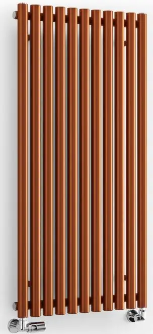 TERMA 3028BTU 1200 x 590mm Copper Rolo Room Radiator-fig1