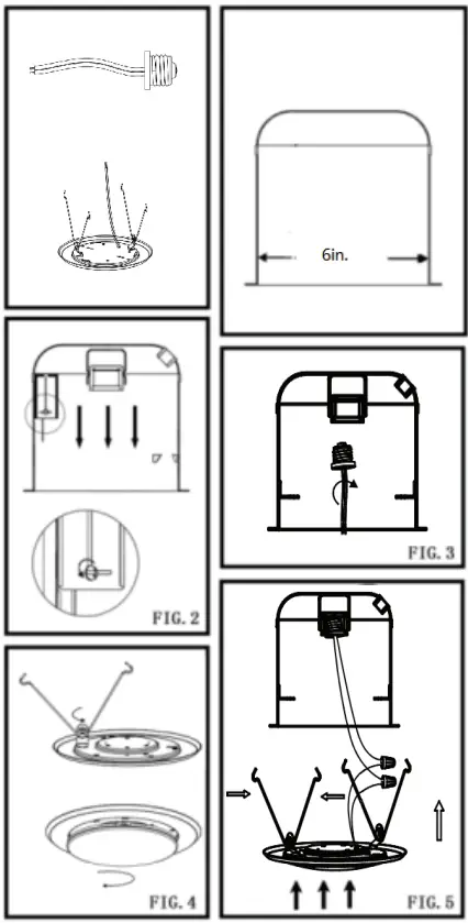 superbrightleds com SMDJ Series Recessed Downlight LED Retrofit Kit - Fig 1