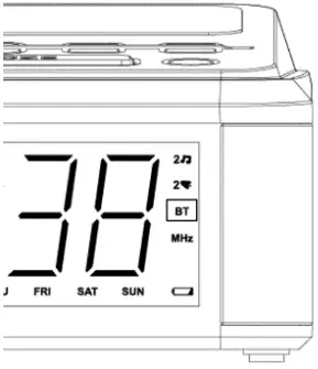 Emerson Radio ER100120, 10W Wireless Fast Charging Smartset Alarm Clock Radio 14