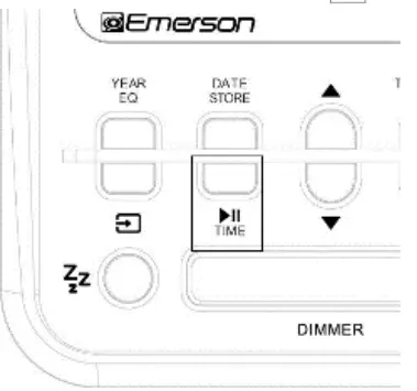 Emerson Radio ER100120, 10W Wireless Fast Charging Smartset Alarm Clock Radio 15