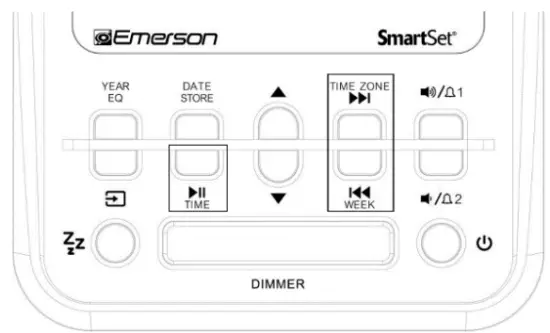 Emerson Radio ER100120, 10W Wireless Fast Charging Smartset Alarm Clock Radio 16