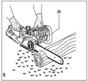 BLACK DECKER GKC1825L20 25cm Cordless Chainsaw-fig12