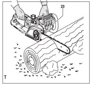 BLACK DECKER GKC1825L20 25cm Cordless Chainsaw-fig13