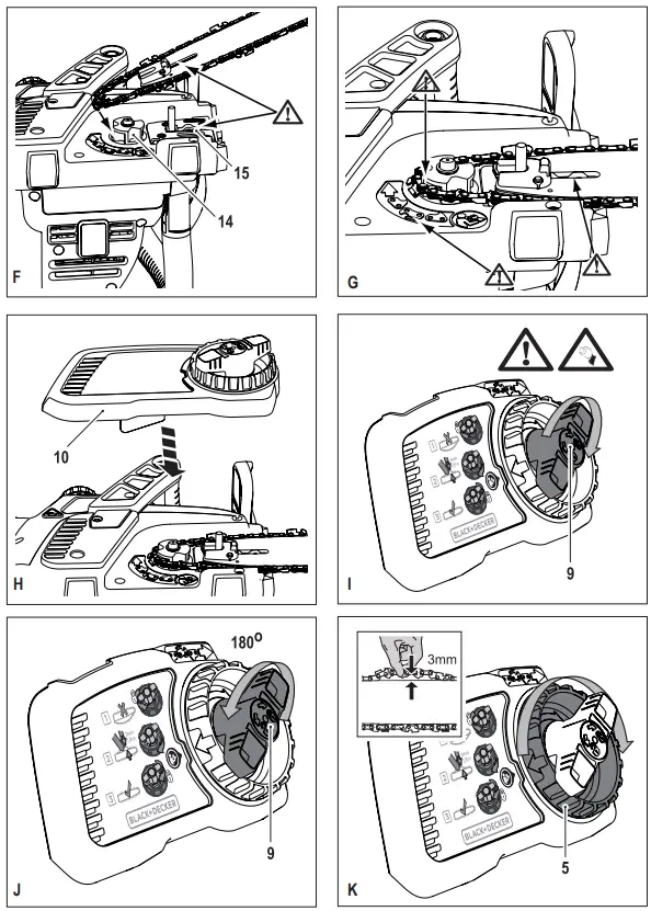 BLACK DECKER GKC1825L20 25cm Cordless Chainsaw-fig4
