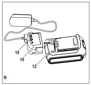 BLACK DECKER GKC1825L20 25cm Cordless Chainsaw-fig7