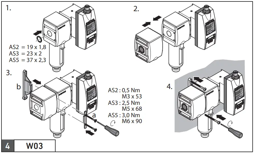 AVENTICS AF2 Flow Rate Sensor Diagram 13