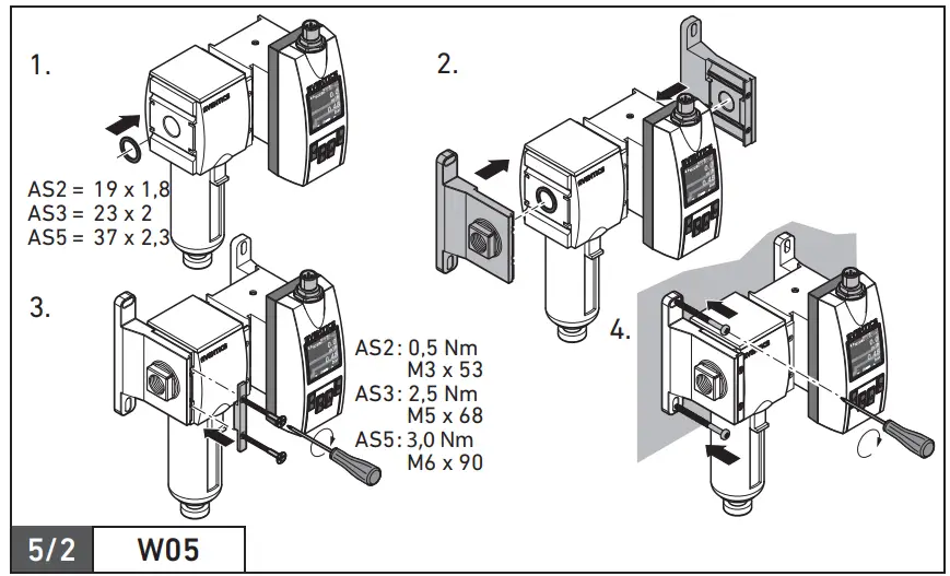AVENTICS AF2 Flow Rate Sensor Diagram 15