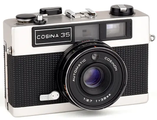 cosina KJFWX7 Compact 35 Automatic Electric Eye Rangefinder Camera-