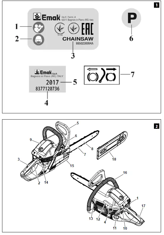 Oleo-Mac GSH H series chainsaws 1