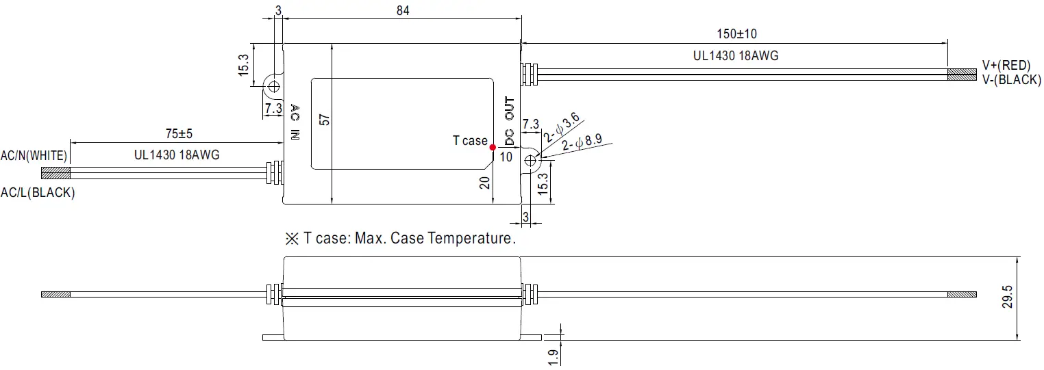 MEAN WELL PLD-16 Series 16W Single Output LED Power Supply 01