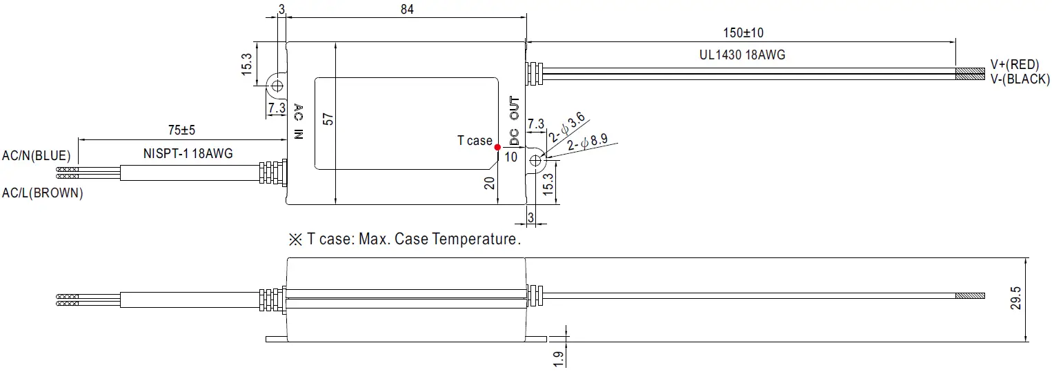 MEAN WELL PLD-16 Series 16W Single Output LED Power Supply 02