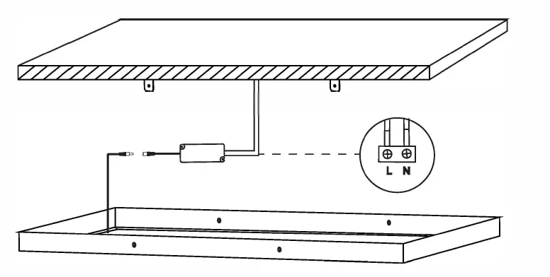 oneLIGHT 62140RE 40W-LED-Aluminum-Panel-Range-Ceiling-Lamp-FIG- (4)
