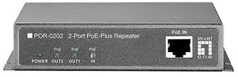 CONCEPTRONIC POR-0202 2-Port PoE-Plus Repeater