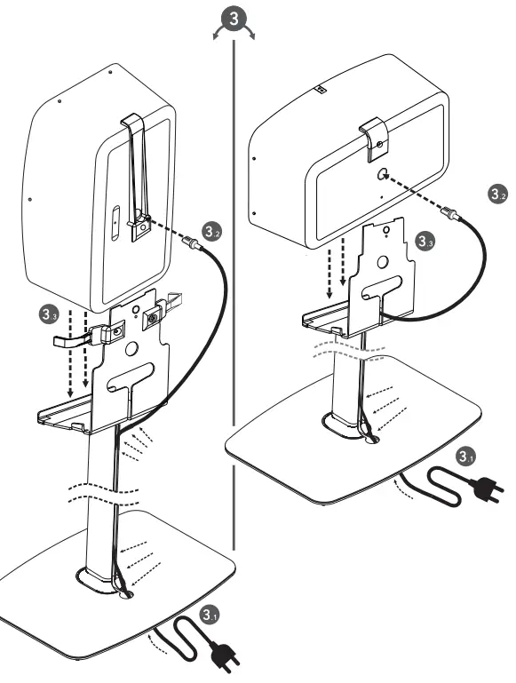Flexson S5-FS Floor Stand for Sonos Five (3)